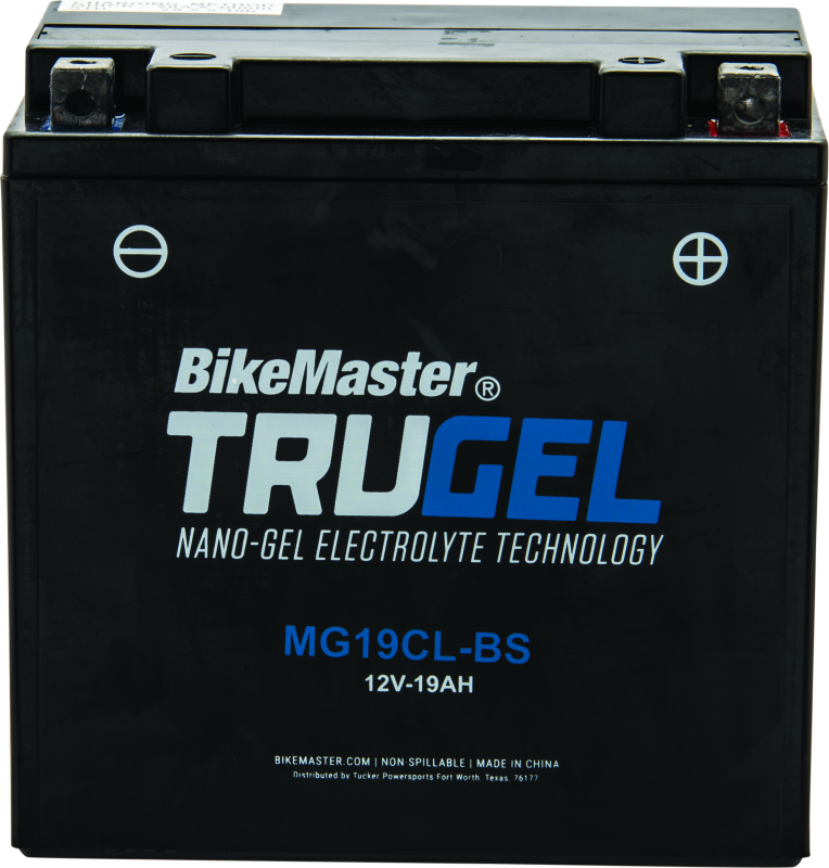 BikeMaster TruGel Battery - MG19CL-BS