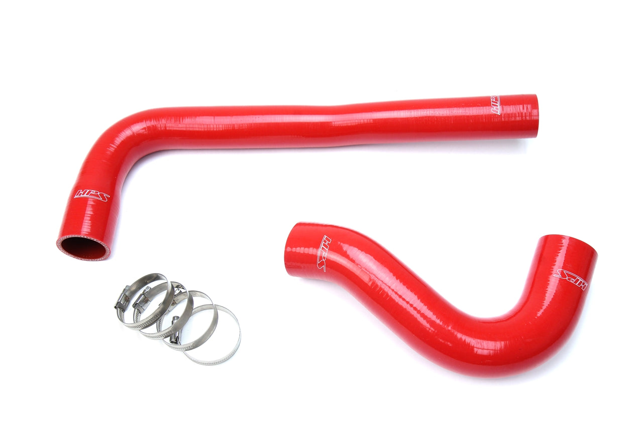 HPS Performance HPS Red Reinforced Silicone Radiator Hose Kit Coolant Dodge 03-10 Ram 2500 3500 Pickup 5.9L / 6.7L Diesel Cummins