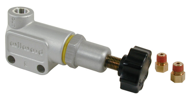 Wilwood Proportioning Valve - Knob Adjust 3/8-24 IF Combo w/ switch main image 1