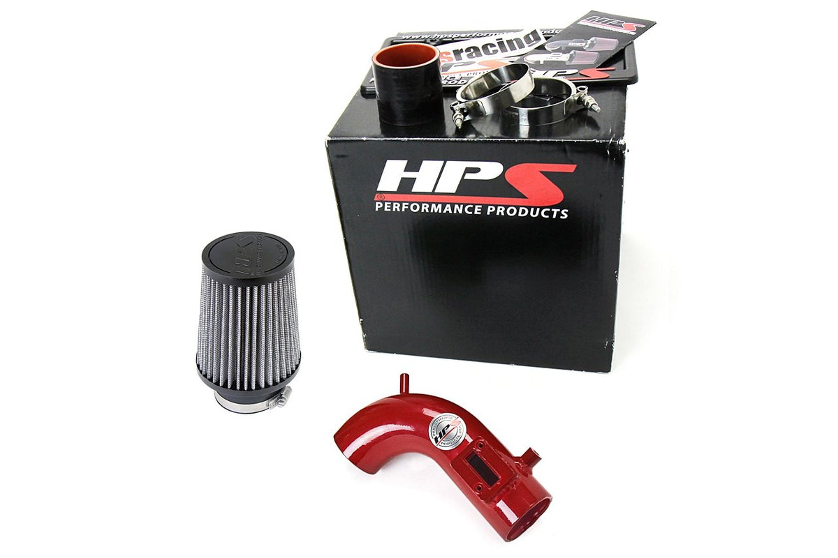 HPS Shortram Air Intake Kit 2011-2016 Honda CR-Z 1.5L, Red