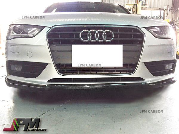 Audi A4 B8 Facelift 2013-2015 Carbon Fiber DP Style Front Lip with Standard Package