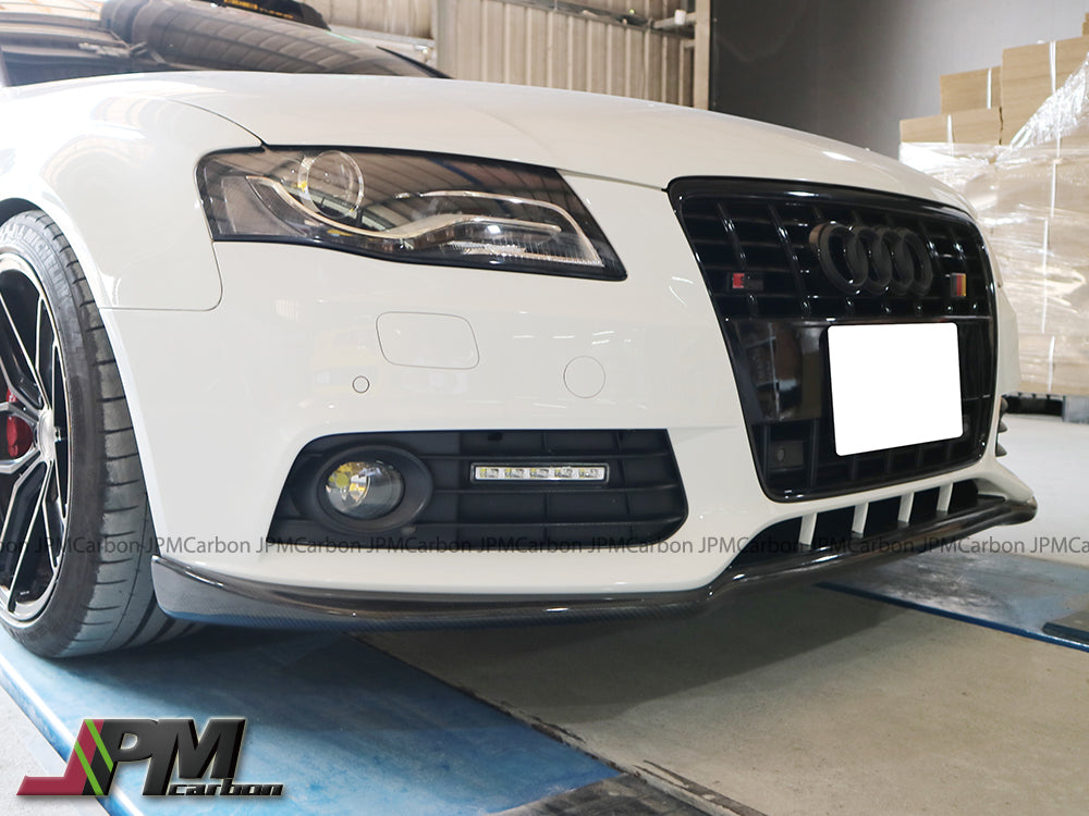 DP Style Carbon Fiber Front Lip Fits For 2009-2012 Audi A4 B8 Pre-facelift with Standard Package Only