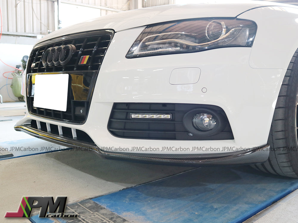 DP Style Carbon Fiber Front Lip Fits For 2009-2012 Audi A4 B8 Pre-facelift with Standard Package Only