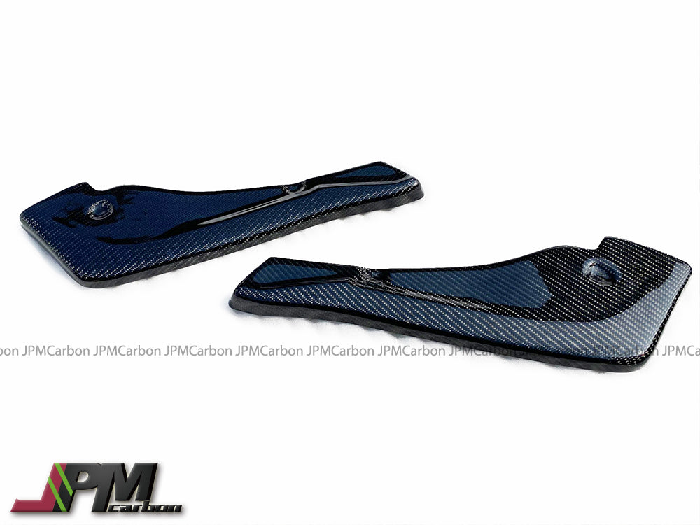 MX Style Carbon Fiber Rear Splitter Lips Fits For 2019-2025 Toyota GR Supra A90 A91 Only