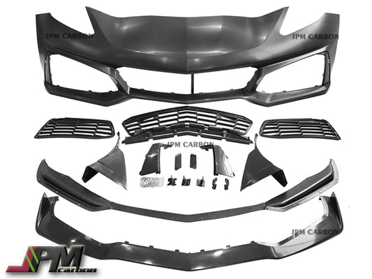 ZR1 Style Front Bumper Kit For 2014-2019 Chevrolet Corvette C7 Only