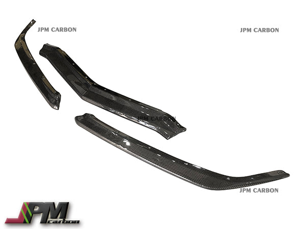 Z51 Style Carbon Fiber Front Bumper Add-on Lip Fits For 2020-2023 Chevrolet Corvette C8 Only