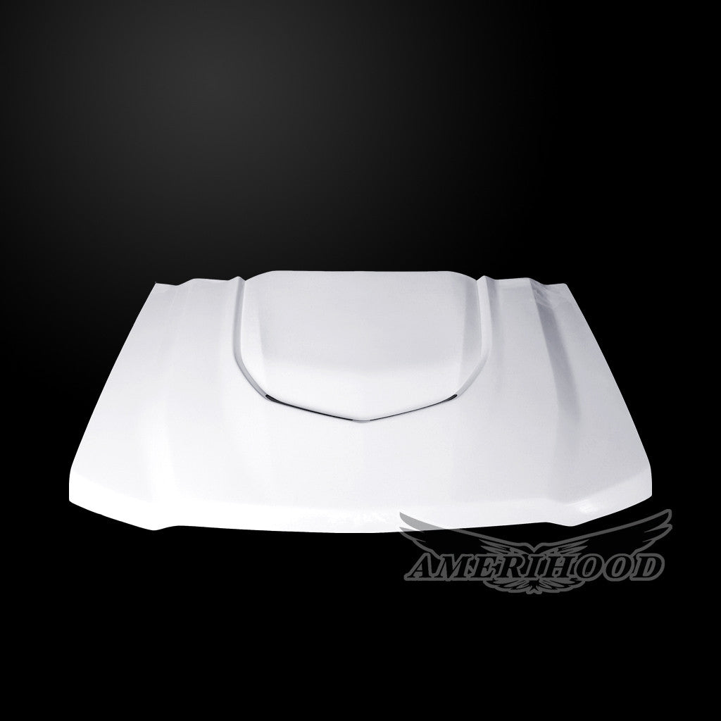 AmeriHood - Chevrolet Silverado 1500 Model 2016-2018 ZL1 Style Functional Heat Extraction Hood