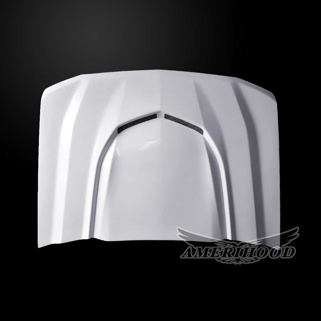 AmeriHood - Chevrolet Silverado 1500 Model 2016-2018 ZL1 Style Functional Heat Extraction Hood