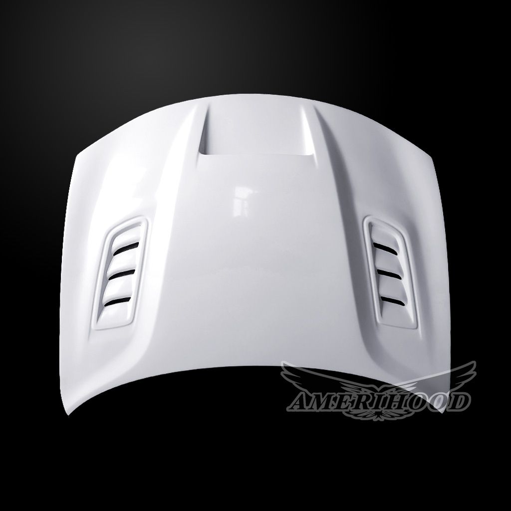 AmeriHood - Dodge Charger Model 2015-2023 SRT2 Style Functional Heat Extraction Hood