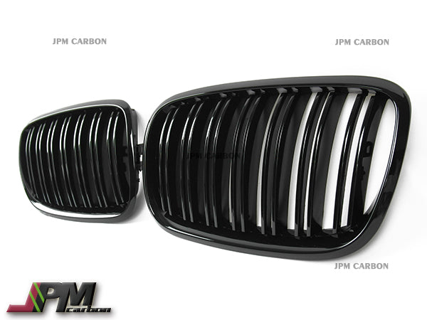 M Style Front Kidney Grille Fits For 2006-2013 BM E70 X5 & 2008-2013 BMW E71 X6 Only