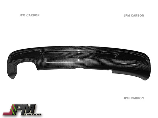 OE Style Carbon Fiber Rear Diffuser (For Left Dual Tips) Fits For 2008-2013 BMW E82 M-Sport Only