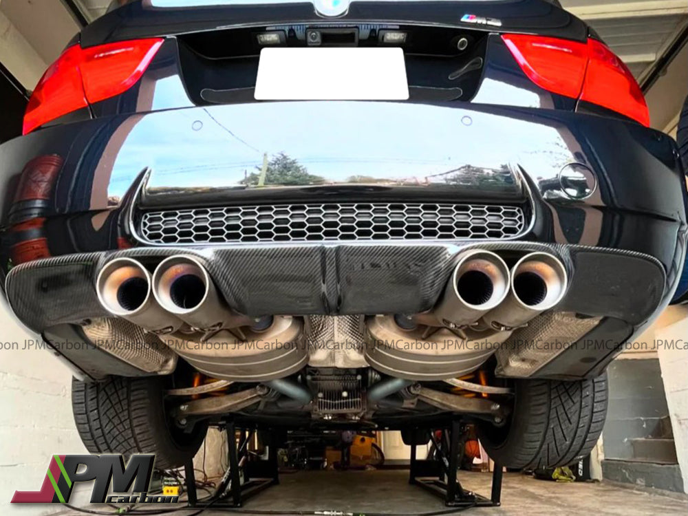 3D Style Carbon Fiber Rear Add-on Diffuser Fits For 2008-2013 BMW E90 M3 Only