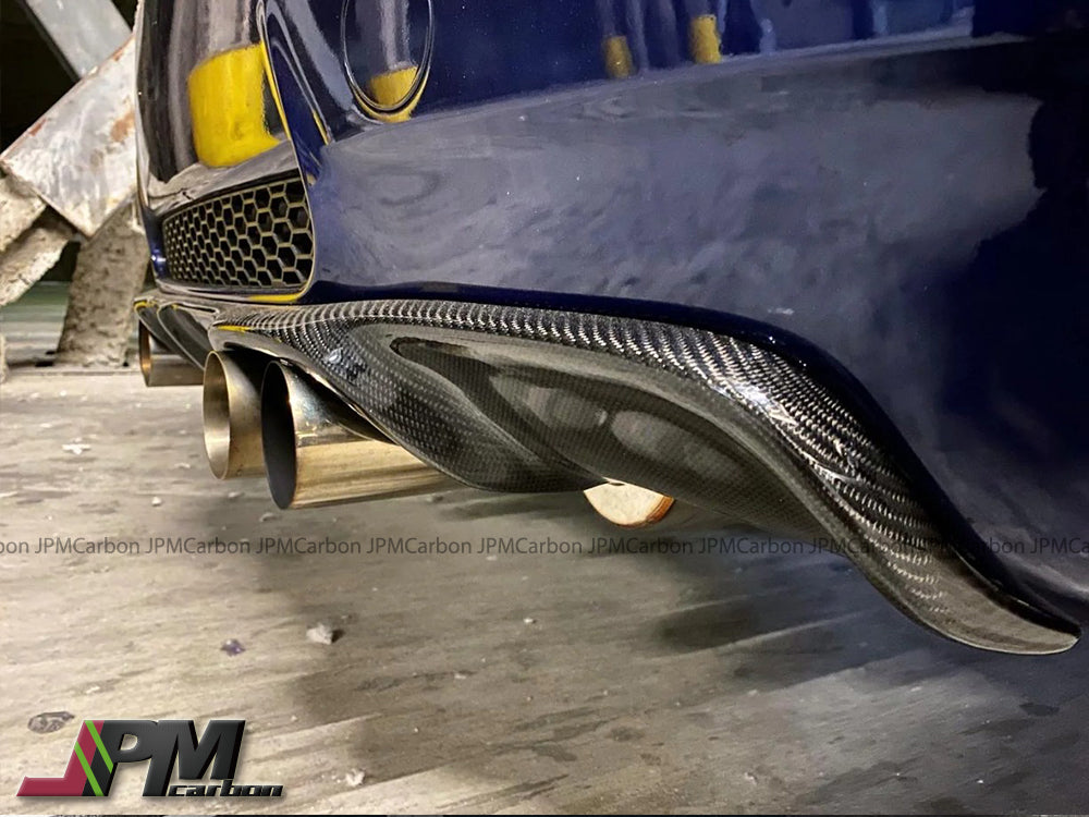 3D Style Carbon Fiber Rear Add-on Diffuser Fits For 2008-2013 BMW E90 M3 Only