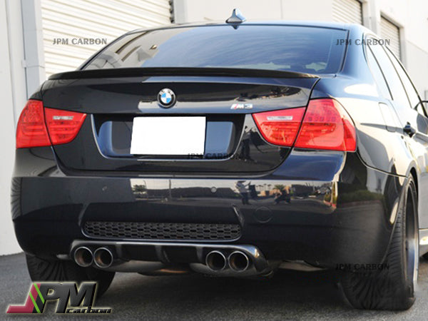 V Style Carbon Fiber Rear Diffuser Fits For 2008-2013 BMW E90 M3 Only