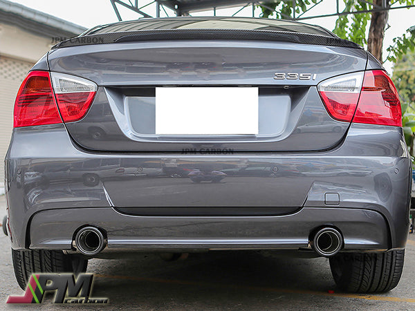 OE Style Carbon Fiber Rear Diffuser (For Dual Tips) Fits For 2006-2011 BMW E90 M-Sport Only