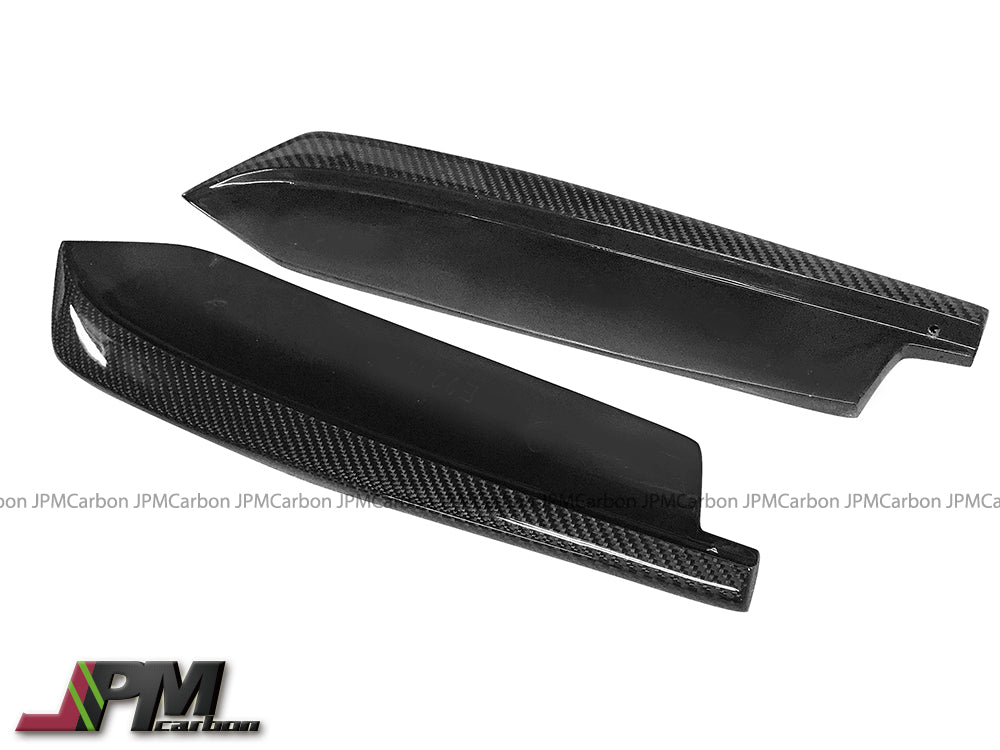 Carbon Fiber Rear Add-on Splitter Lips Fits For 2008-2010 BMW E92 E93 M-Sport Only
