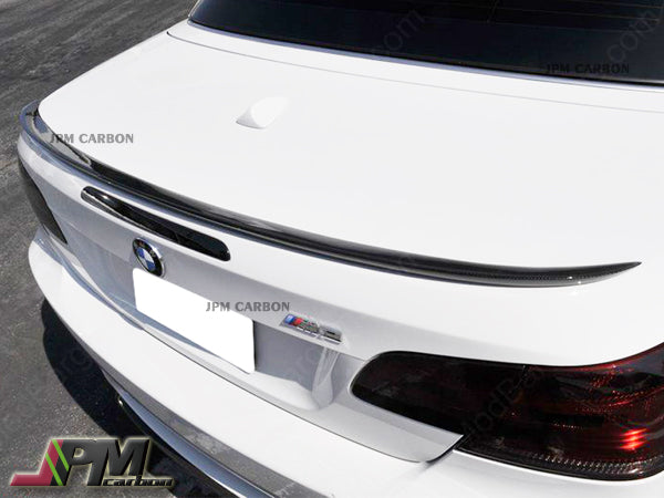 M3 Style Carbon Fiber Trunk Spoiler Fits For 2008-2013 BMW E93 3-Series Convertible Only