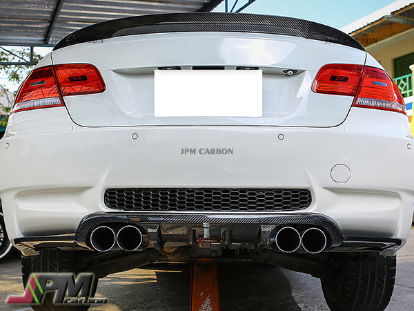 HM Style Carbon Fiber Rear Diffuser Fits For 2008-2013 BMW E92 E93 M3 Only