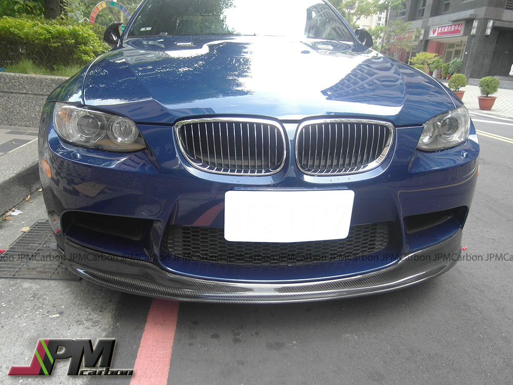 ARKYM 1 Style Carbon Fiber Front Bumper Add-on Lip Fits For 2008-2013 BMW E90 E92 E93 M3 Only