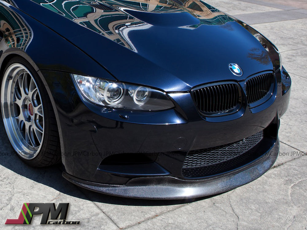 CH Style Carbon Fiber Front Bumper Add-on Lip Fits For 2008-2013 BMW E90 E92 E93 M3 Only