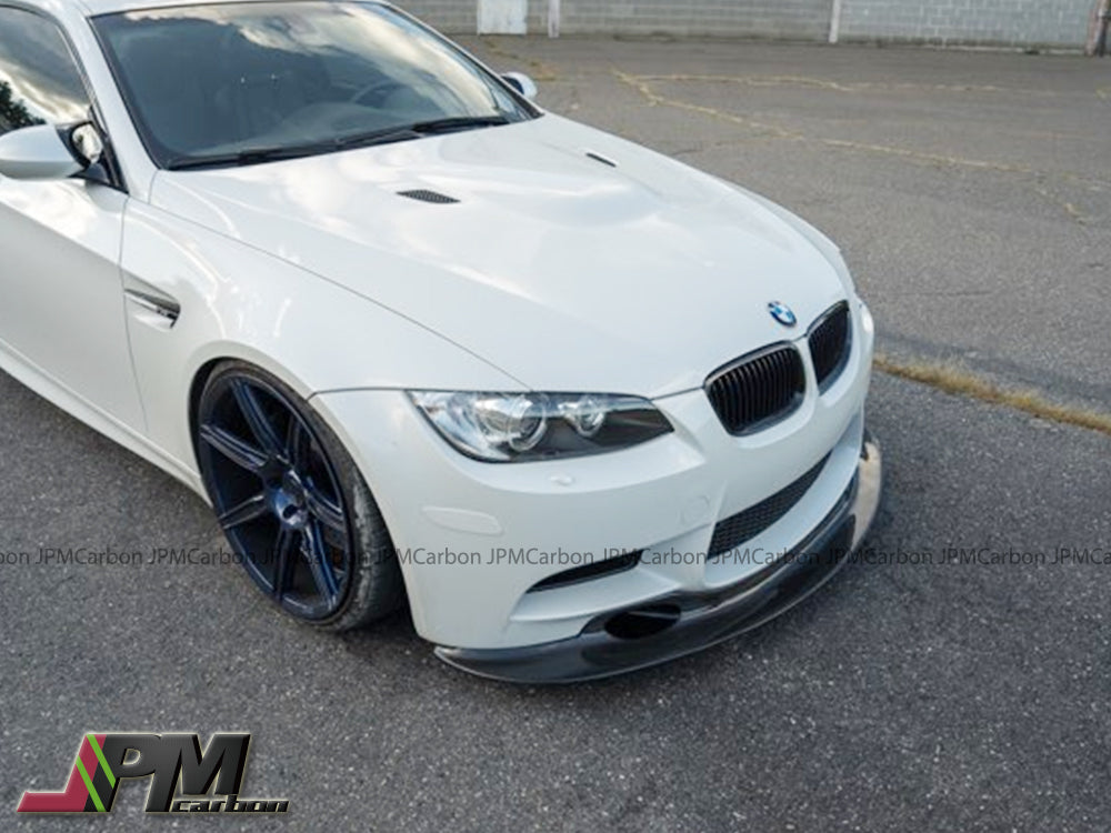 GT4 Style Carbon Fiber Front Bumper Add-on Lip Fits For 2008-2013 BMW E90 E92 E93 M3 Only