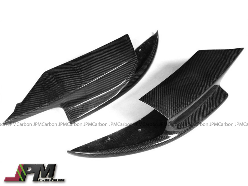 R Style Carbon Fiber Front Splitter Lips Fits For 2011-2016 BMW F10 M5 Only