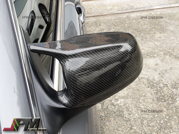 M Style Carbon Fiber Replacement Mirror Covers Fits For 2010-2013 BMW F07 F10 F11 5-Series Pre-facelift Only