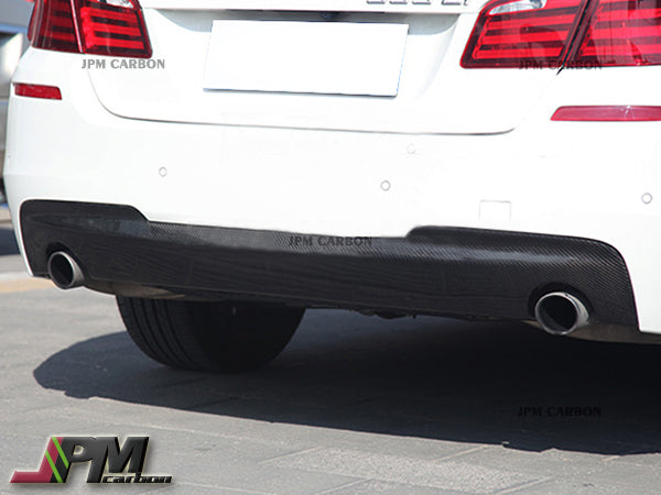 OEM Style Carbon Fiber Rear Diffuser Fits For 2011-2015 BMW F10 5-Series M-Sport Only