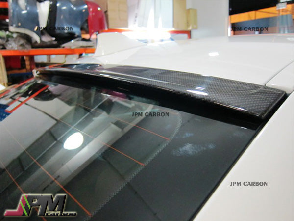 3D Style Carbon Fiber Roof Spoiler Fits For 2011-2016 BMW F10 5-Series Sedan Only