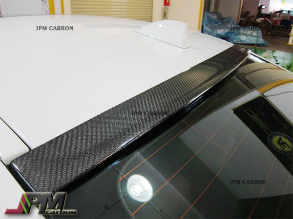 3D Style Carbon Fiber Roof Spoiler Fits For 2011-2016 BMW F10 5-Series Sedan Only
