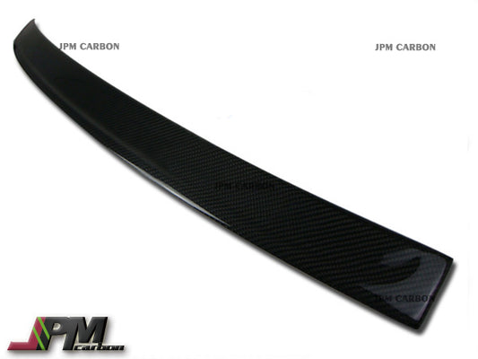 3D Style Carbon Fiber Roof Spoiler Fits For 2011-2016 BMW F10 5-Series Sedan Only