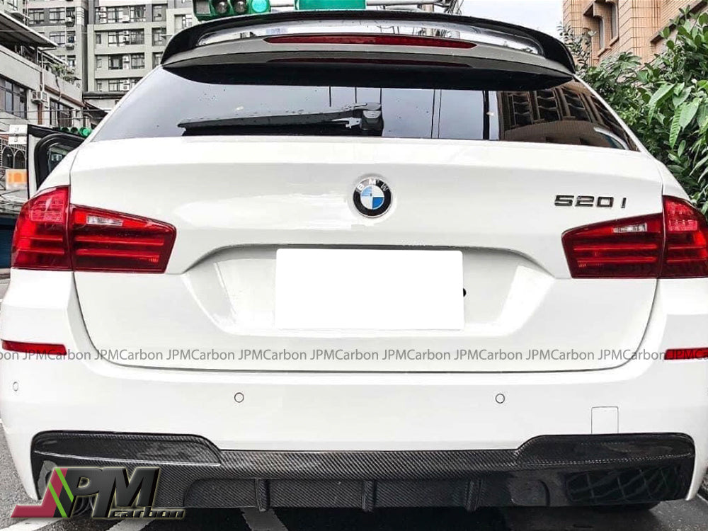 DP Style Carbon Fiber Roof Spoiler Fits For 2011-2016 BMW F11 5-Series Wagon Only