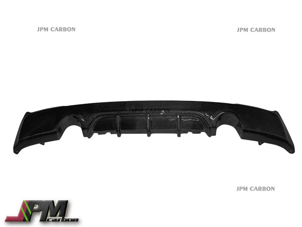 P Style Carbon Fiber Rear Diffuser Fits For 2014-2021 BMW F22 M-Sport Only
