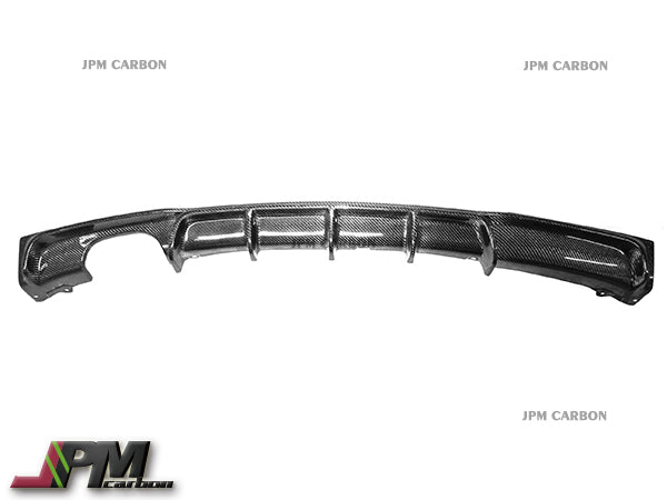 Performance Style Carbon Fiber Rear Diffuser (For Left Dual Exhaust Tips) Fits For 2012-2018 BMW F30 M-Sport Only