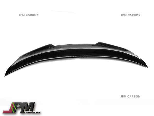 PSM Style Carbon Fiber Trunk Spoiler Fits For 2014-2018 BMW F80 M3 Sedan Only