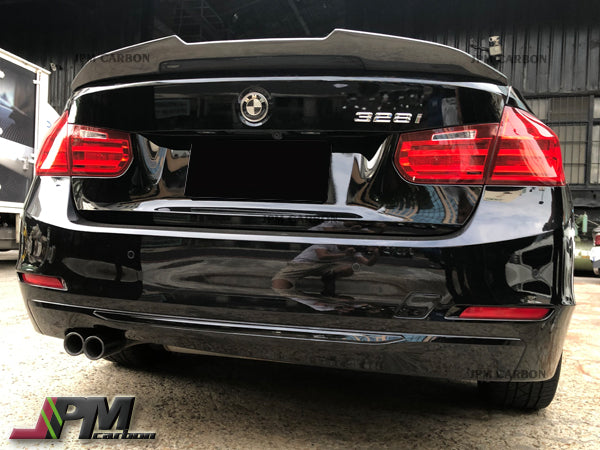 PSM Style Carbon Fiber Trunk Spoiler Fits For 2014-2018 BMW F80 M3 Sedan Only