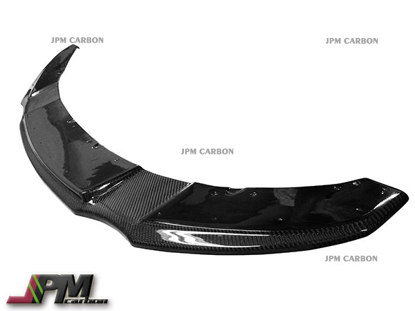 R Style Carbon Fiber Front Bumper Add-on Lip Fits For 2014-2019 BMW F32 F33 F36 with M-Sport Package Only