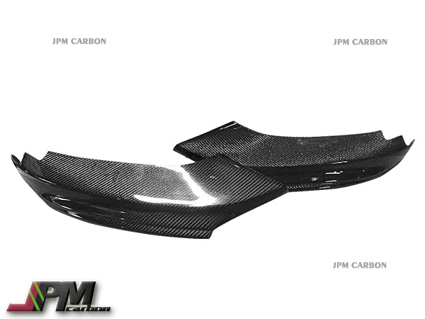 P Style Carbon Fiber Front Bumper Add-on Splitter Lips Fits For 2014-2020 BMW F32 F33 F36 with M-Sport Package Only