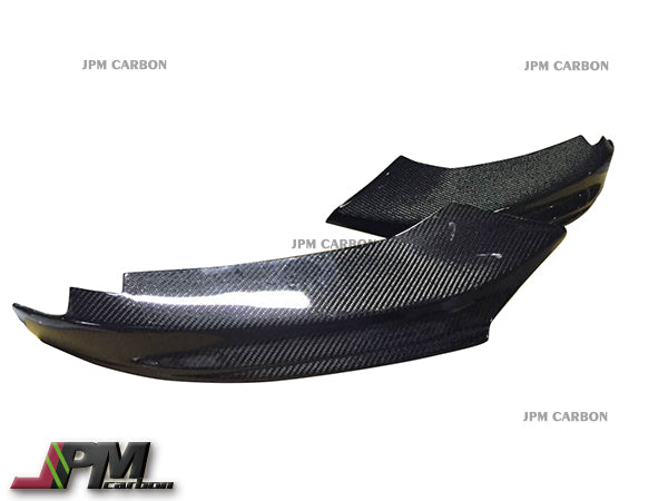 P Style Carbon Fiber Front Bumper Add-on Splitter Lips Fits For 2014-2020 BMW F32 F33 F36 with M-Sport Package Only