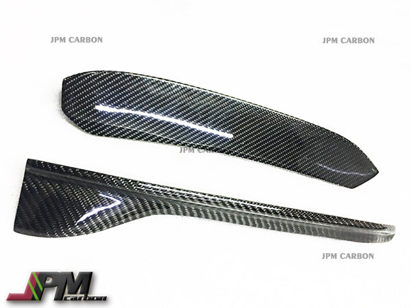 DP2 Style Carbon Fiber Rear Bumper Add-on Splitter Lips Fits For 2014-2020 BMW F32 F33 F36 with M-Sport Package Only