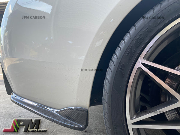 DP2 Style Carbon Fiber Rear Bumper Add-on Splitter Lips Fits For 2014-2020 BMW F32 F33 F36 with M-Sport Package Only