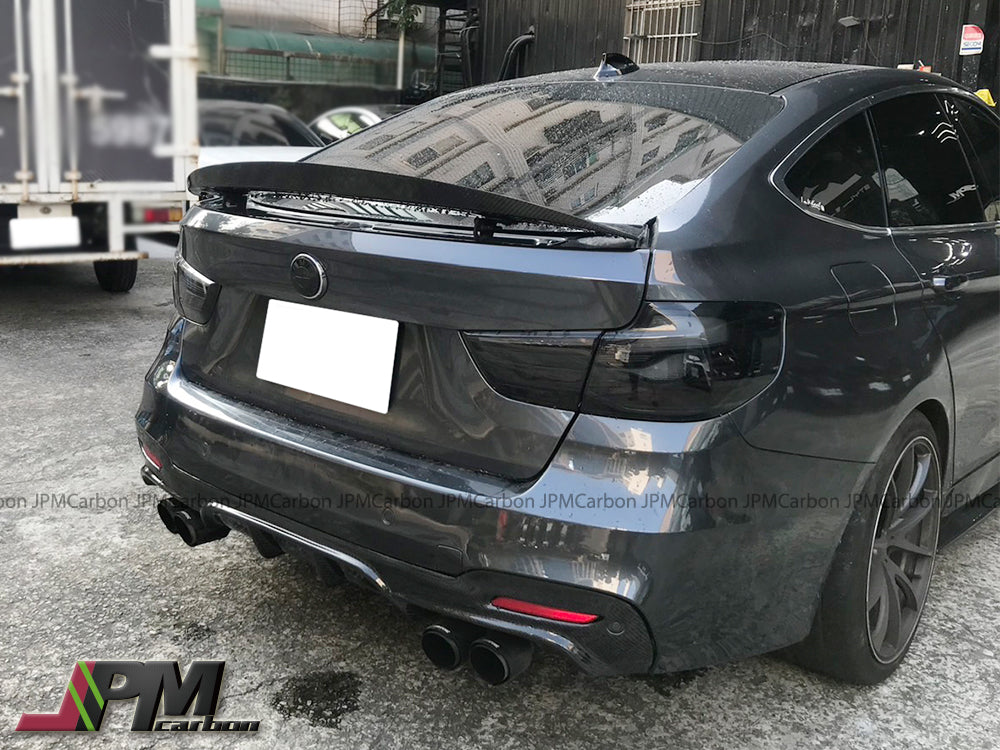 DP Style Carbon Fiber Trunk Spoiler Fits For 2014-2019 BMW F34 3-Series GT Only