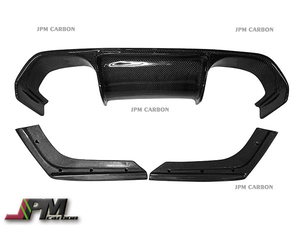 DP Style Carbon Fiber Rear Diffuser (3pcs) Fits For 2014-2020 BMW F80 M3 & F82 M4 Only