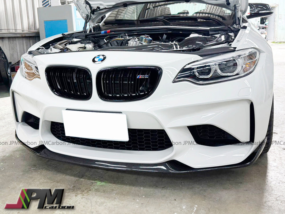 Performance Style Carbon Fiber Front Bumper Add-on Lip Fits For 2015-2018 BMW F87 M2 Only