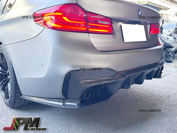 3D Style Carbon Fiber Rear Diffuser Fits For 2018-2023 BMW F90 M5 Only