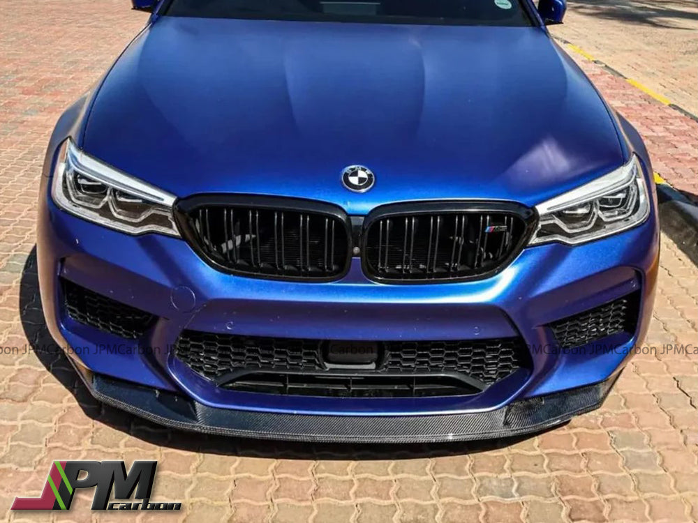 GTS Style Carbon Fiber Front Bumper Add-on Lip Fits For 2018-2020 BMW F90 M5 Only