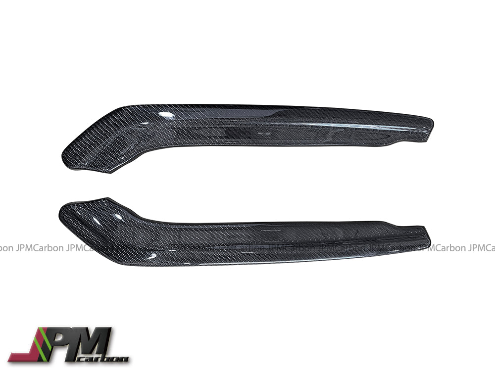 MX Style Carbon Fiber Rear Splitter Lips Fits For 2018-2023 BMW F90 M5 Only