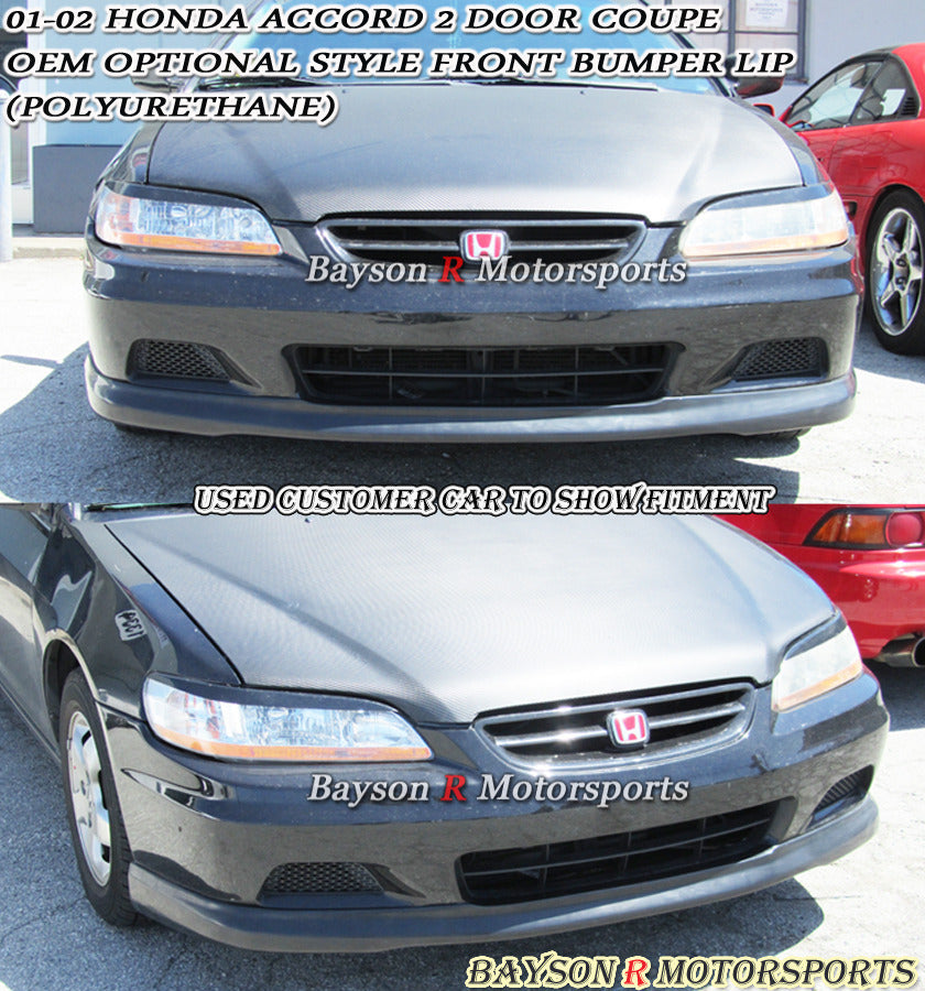 OE Style Front Lip For 2001-2002 Honda Accord (2Dr Coupe)