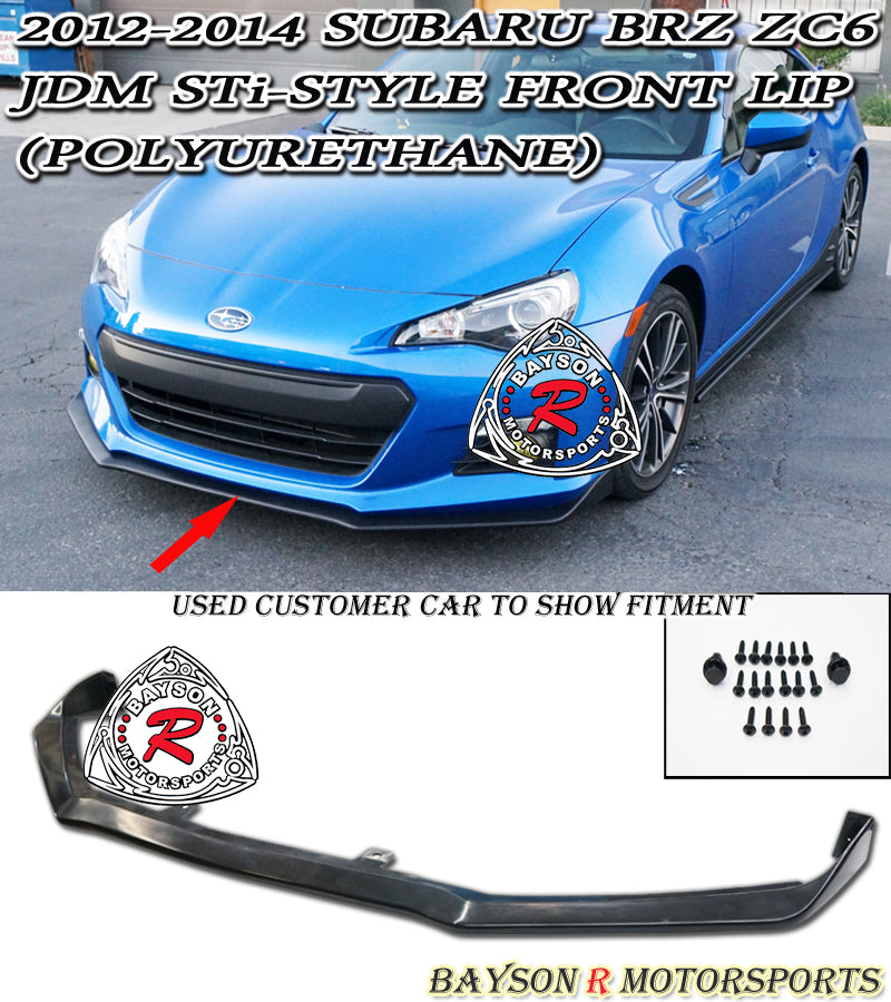ST Style Front Lip For 2012-2016 Subaru BRZ