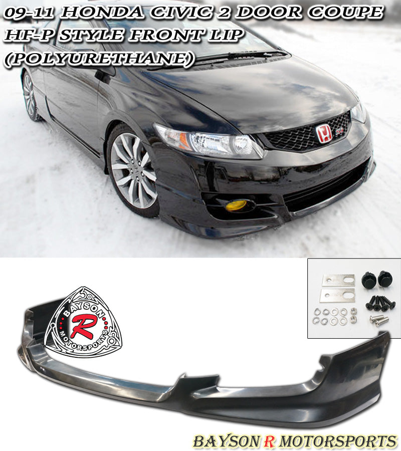HF Style Front Lip For 2009-2011 Honda Civic (2Dr Coupe)